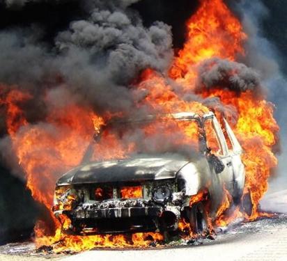 Four major causes of vehicle fire