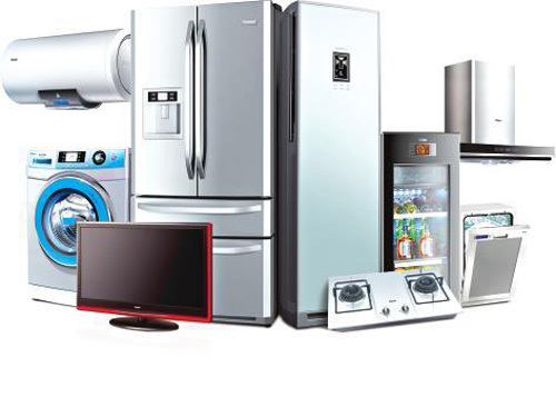 What caused excess capacity in the home appliance industry?