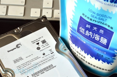 Salt can be used to increase the existing hard drive capacity to six times?