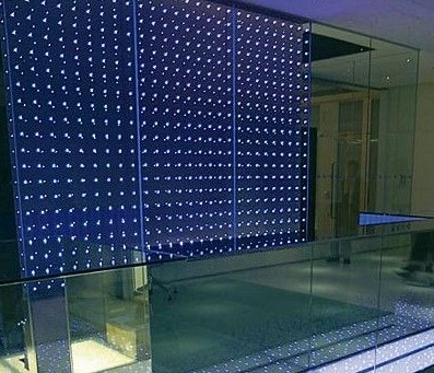 LED glass has become a new look in the showcase industry