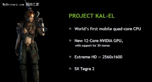 5x Performance NVIDIA Demonstrates First Quad-Core Mobile Processor