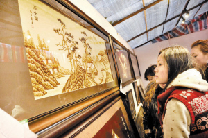 Taicang wheat straw painting exhibition Taiwan compatriots were shocked