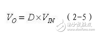 Synchronous rectification buck circuit principle