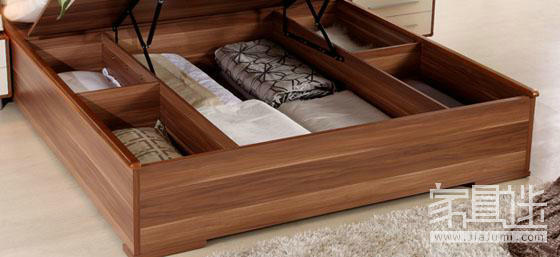 Evaluation: urban couple new favorite A home solid wood pneumatic high box bed