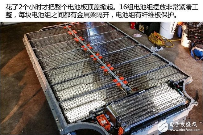 Tesla battery disassembly diagram analysis