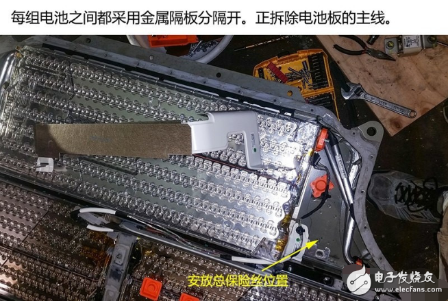 Tesla battery disassembly diagram analysis