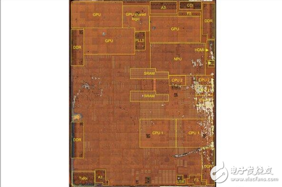 A11 processor internal diagram _ dismantling the internal structure of the iPhone8A11 processor