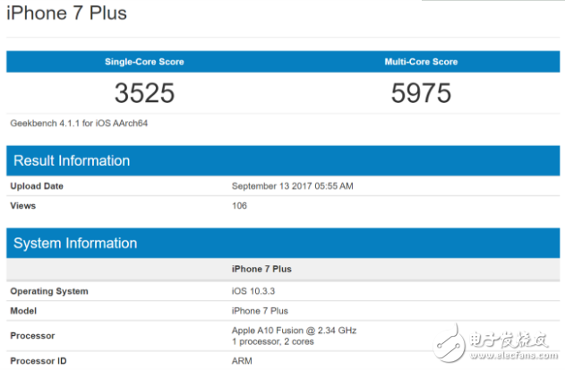 A11 processor specifications _ Apple a11 processor detailed parameters