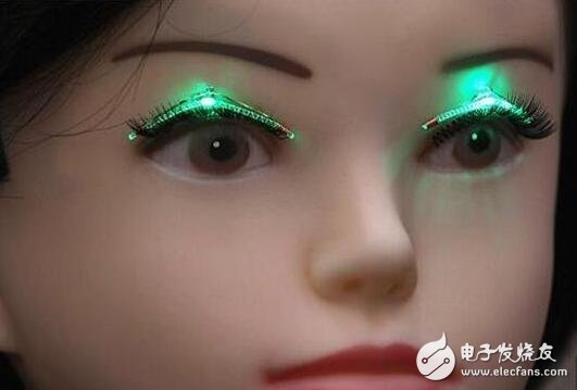 Japan develops new technology LED eyelashes _ Japanese LED eyelashes light principle