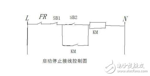 Generator automatic start and stop circuit diagram Daquan (contactor / pump start / stop / motor)