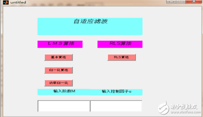 Adaptive filtering algorithm implemented by matlab