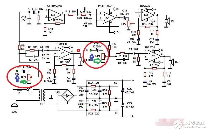 Graphical Analysis of Audio Circuit Board Wiring