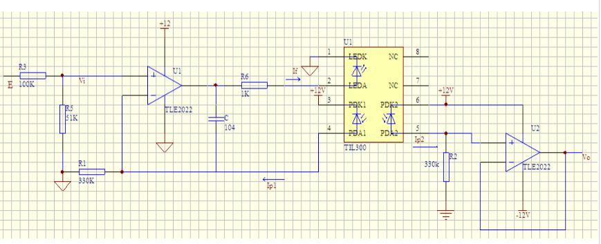 Detailed description of linear optocoupler isolation detection voltage circuit