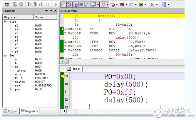 How to calculate the instruction cycle of the microcontroller