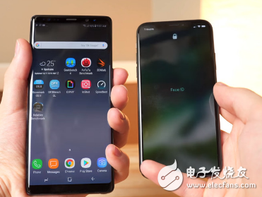 Samsung Note 8 iris recognition PK iPhoneX face recognition: each has its own shortcomings