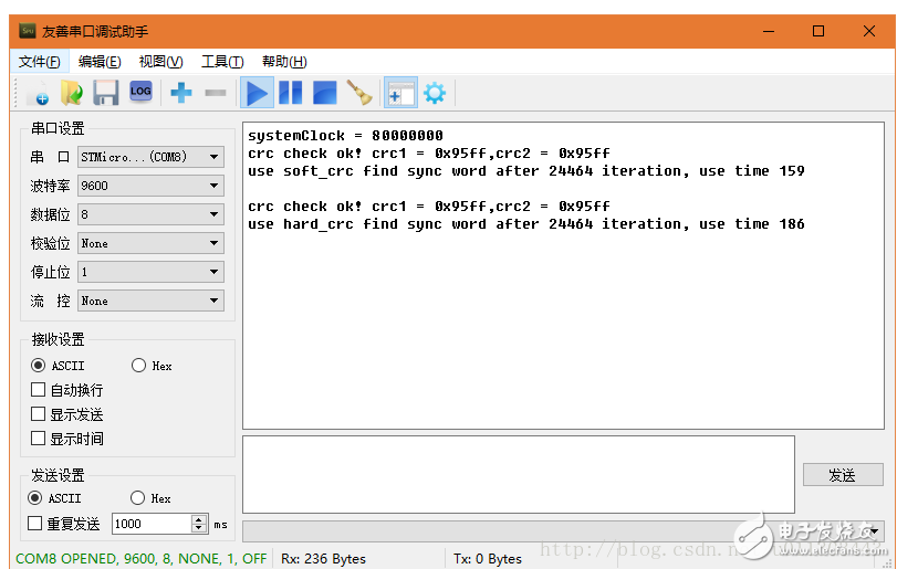 STM32 Software CRC and Hardware CRC Speed â€‹â€‹Test