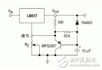 LM317 regulator introduction, pin diagram, parameters, working principle and application circuit diagram