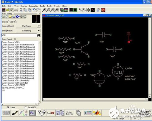 How to analyze the waveform of saber simulation software, how to draw the circuit diagram of saber simulation software