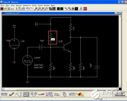 How to analyze the waveform of saber simulation software, how to draw the circuit diagram of saber simulation software