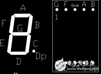 LED digital tube application based on 74HC573 architecture