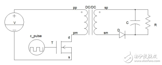 UC3842 flyback switching power supply debugging and simulation