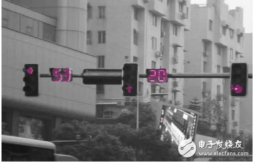 Traffic light control system based on machine vision recognition