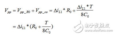 How to choose the filter capacitor inductance of buck converter and its usage