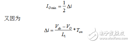 How to choose the filter capacitor inductance of buck converter and its usage