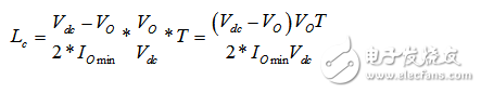 How to choose the filter capacitor inductance of buck converter and its usage