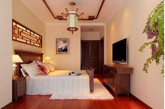 Chinese bedroom design, perfect combination of Chinese and fashion