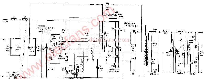 24v switching power supply circuit diagram