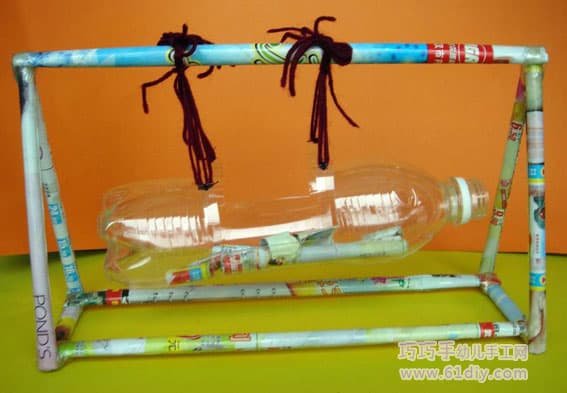 Plastic bottle making swing