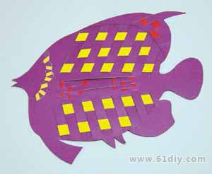 Woven graphic tutorial for marine fish
