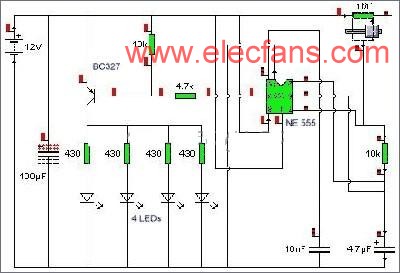 LED strobe circuit 