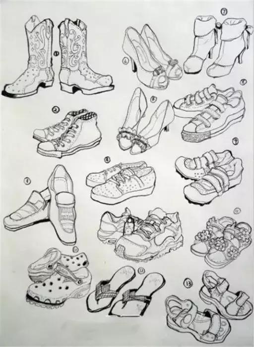 Deep dry goods, sketching shoes perspective is not allowed? The most complete sketch shoes analysis