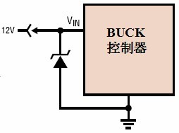 Figure 2: Input TVS protection circuit