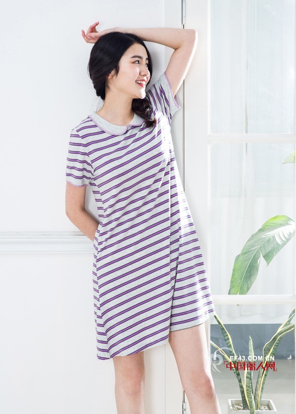 2018å¤è£…æƒ…ä¾£å®¶å±…æœæ­é… æ¡çº¹æƒ…ä¾£å®¶å±…æœæ­é…