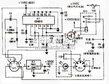 Automotive power controller circuit diagram