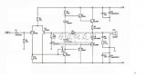 Simple transistor OCL power amplifier circuit diagram