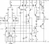 Schematic diagram of high-voltage internal compensation operation amplification circuit