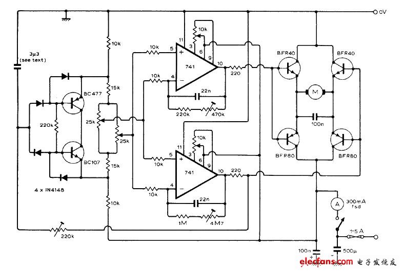 Antenna rotator circuit