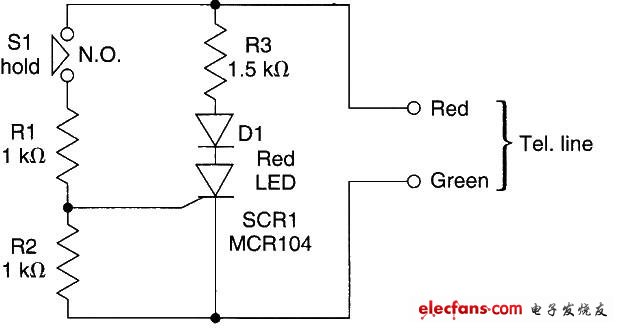 Call hold circuit