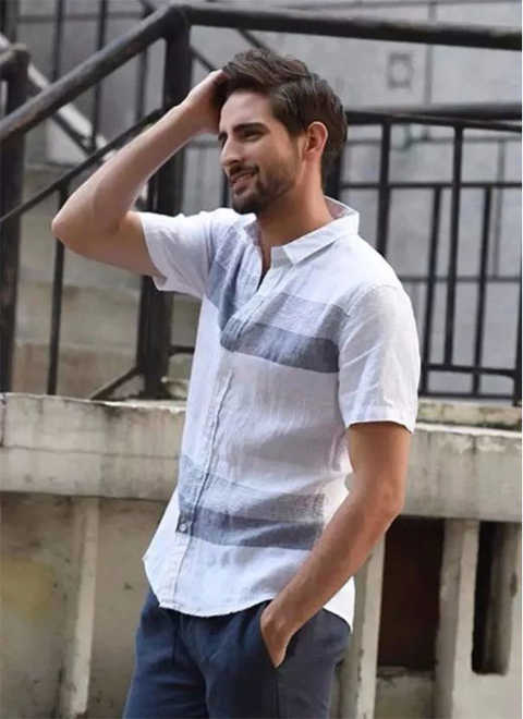Xin Shen linen master | Men's linen shirt wear is not fashionable!