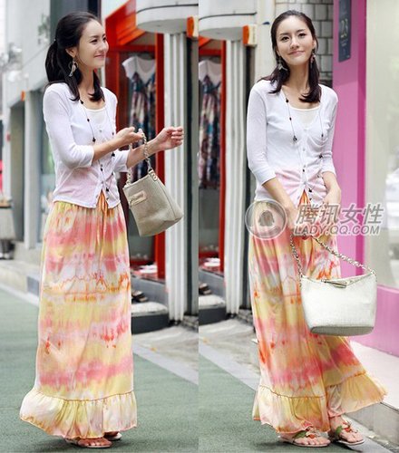 Long green dresses fluttering in long skirts (Figure 4) 长裙飘飘里的é’è‘±å²æœˆ(图4)