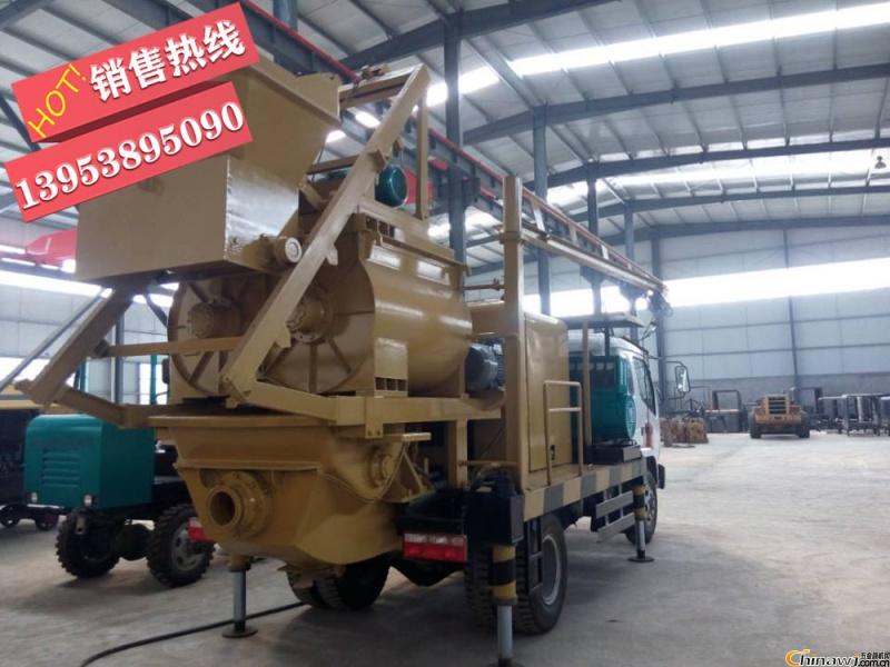 'Guangxi Hezhou small concrete pump is more convenient for maintenance