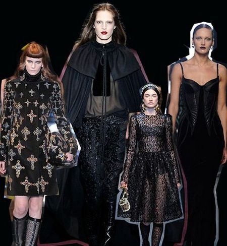 Autumn winter 2012 women's fashion trends: Gothic autumn and winter (Figure 1) 2012秋冬女装æµè¡Œè¶‹åŠ¿ï¼šå“¥ç‰¹å¼ç§‹å†¬(图1)