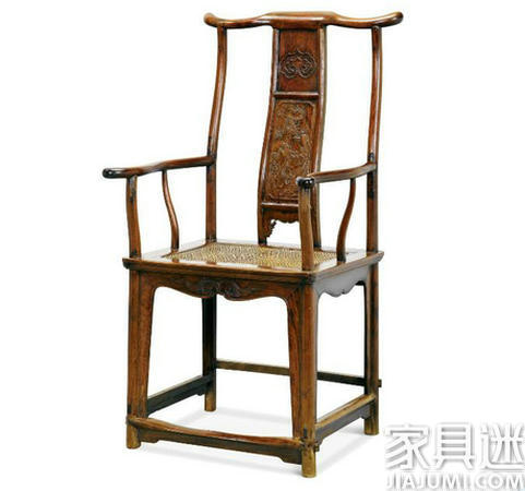 Huanghuali Yunlong pattern four out of the official hat chair