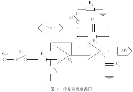 Signal conditioning circuit in detection system