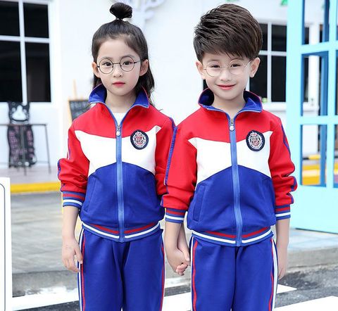 Children's school uniforms 2016 autumn new boys and girls sports suits primary school class clothes cotton big children's clothing