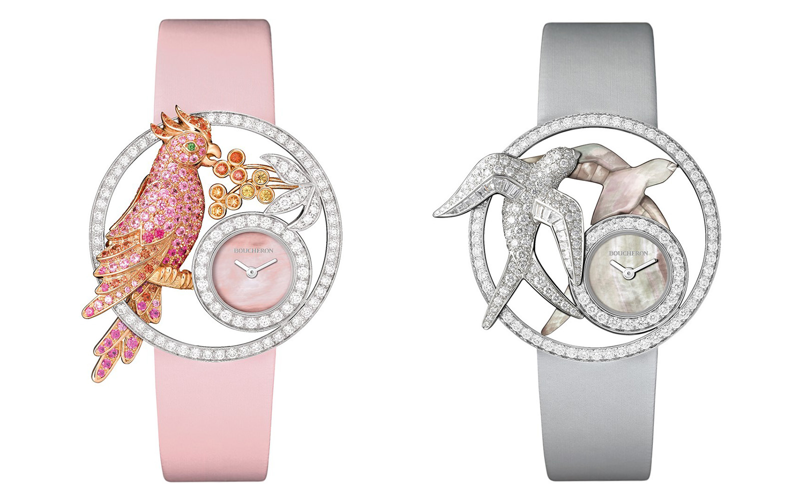 Boucheron AjourÃ©e engraved series of watches